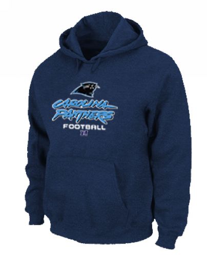 NFL Men's Nike Carolina Panthers Critical Victory Pullover Hoodie - Blue